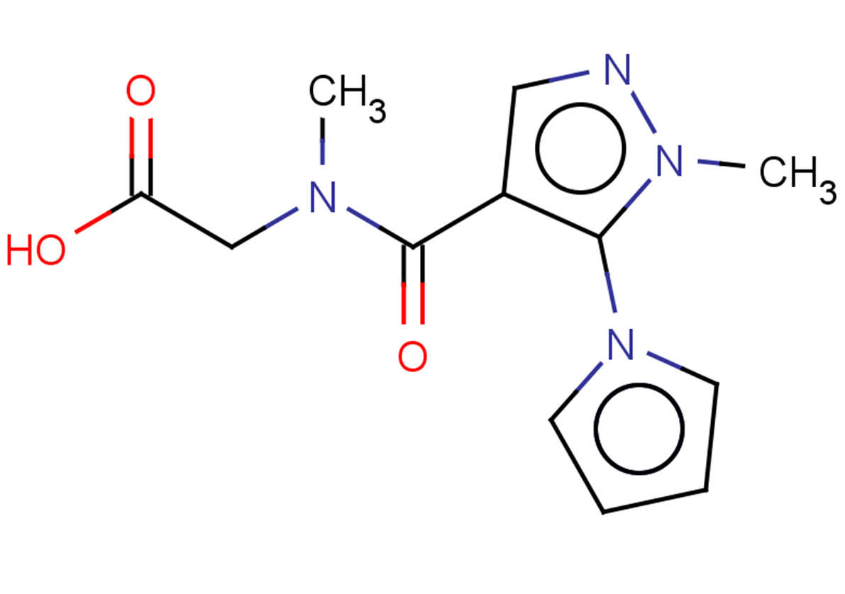 2-{N-methyl-1-[1-methyl-5-(1H-pyrrol-1-yl)-1H-pyrazol-4-yl]formamido}acetic acid