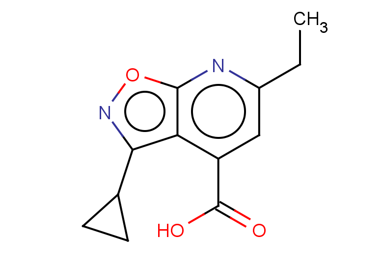 3-cyclopropyl-6-ethyl-[1,2]oxazolo[5,4-b]pyridine-4-carboxylic acid
