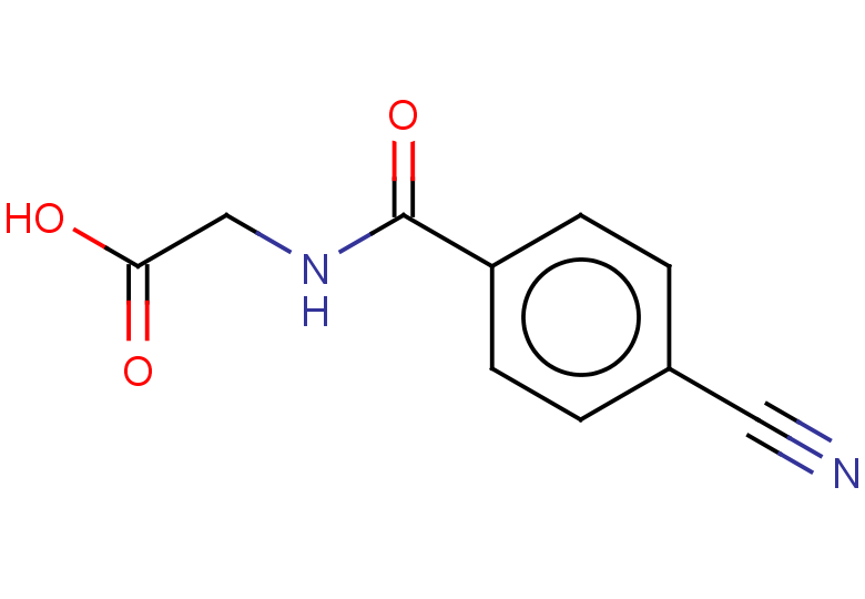 2-[(4-cyanophenyl)formamido]acetic acid