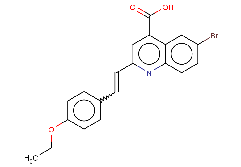 6-bromo-2-[2-(4-ethoxyphenyl)ethenyl]quinoline-4-carboxylic acid