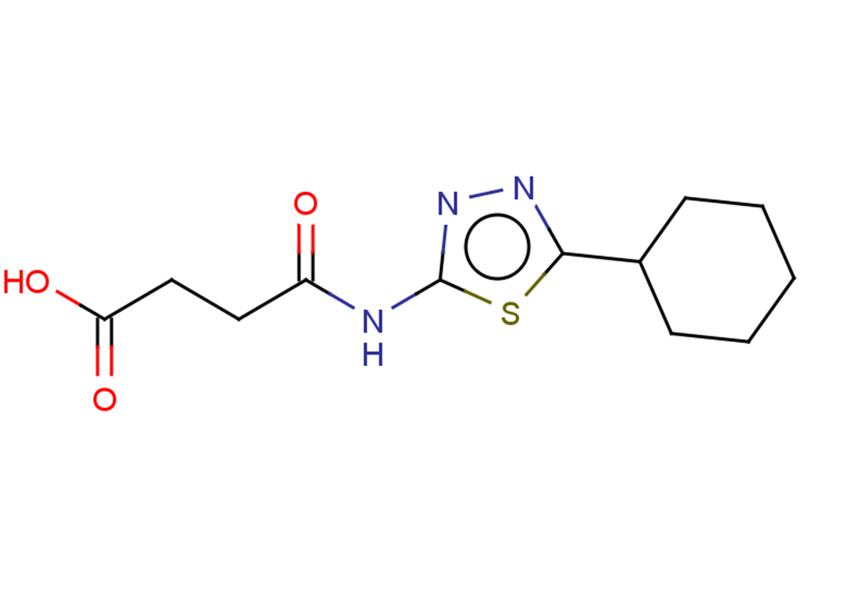 3-[(5-cyclohexyl-1,3,4-thiadiazol-2-yl)carbamoyl]propanoic acid