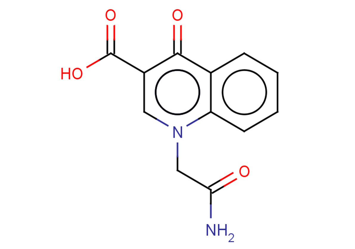 1-(carbamoylmethyl)-4-oxo-1,4-dihydroquinoline-3-carboxylic acid
