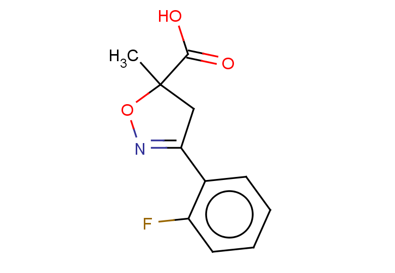 3-(2-fluorophenyl)-5-methyl-4,5-dihydro-1,2-oxazole-5-carboxylic acid