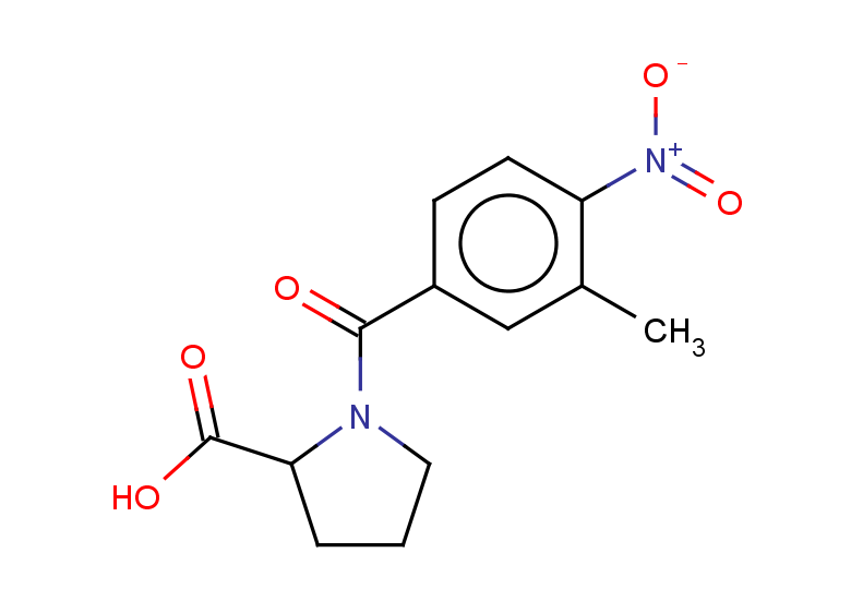 1-(3-methyl-4-nitrobenzoyl)pyrrolidine-2-carboxylic acid