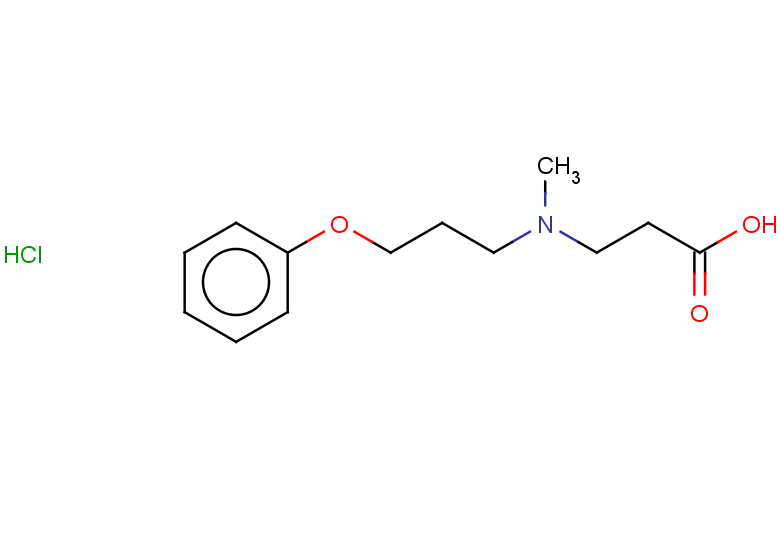 3-[methyl(3-phenoxypropyl)amino]propanoic acid hydrochloride
