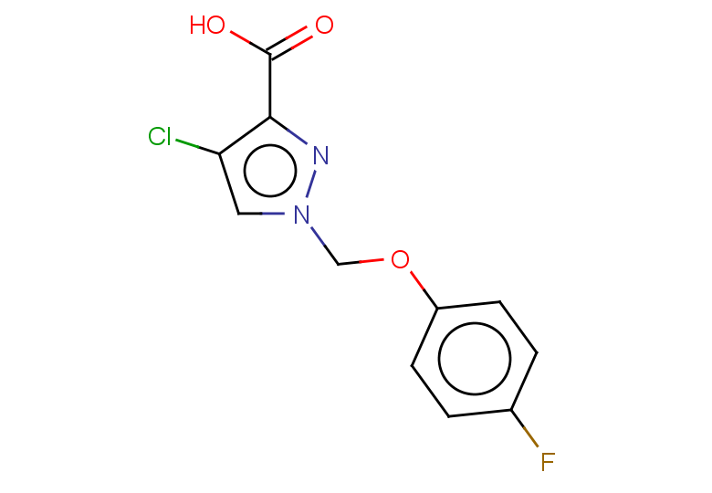 4-chloro-1-(4-fluorophenoxymethyl)-1H-pyrazole-3-carboxylic acid