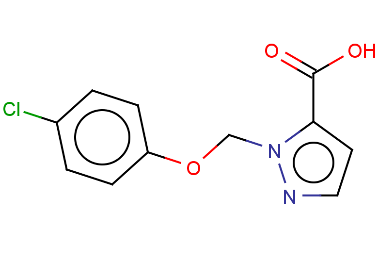 1-(4-chlorophenoxymethyl)-1H-pyrazole-5-carboxylic acid