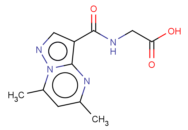 2-({5,7-dimethylpyrazolo[1,5-a]pyrimidin-3-yl}formamido)acetic acid