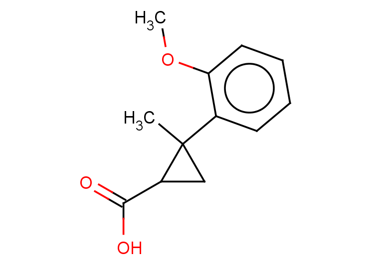 2-(2-methoxyphenyl)-2-methylcyclopropane-1-carboxylic acid, Mixture of diastereomers