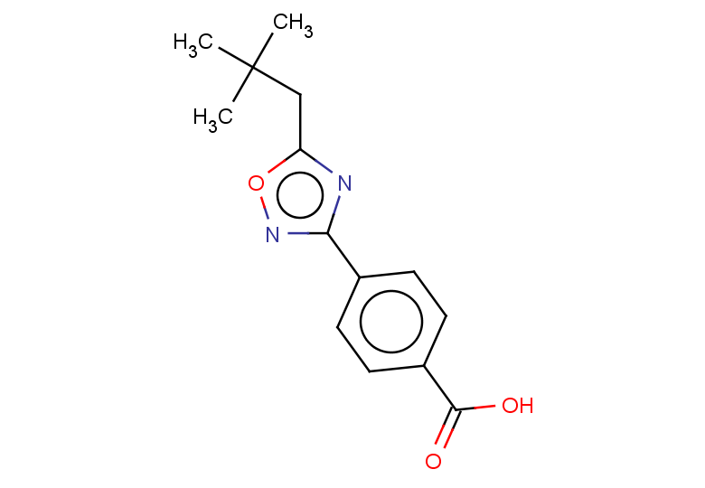4-[5-(2,2-dimethylpropyl)-1,2,4-oxadiazol-3-yl]benzoic acid