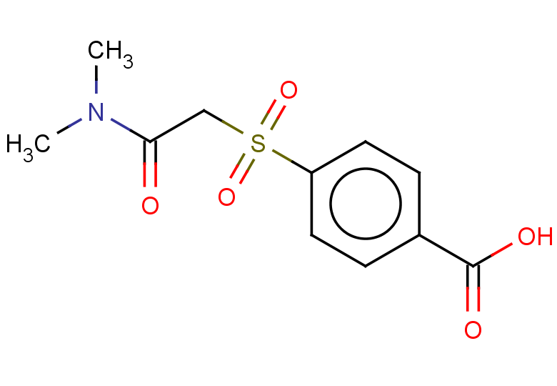 4-[(dimethylcarbamoyl)methanesulfonyl]benzoic acid
