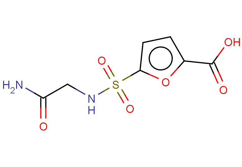 5-[(carbamoylmethyl)sulfamoyl]furan-2-carboxylic acid
