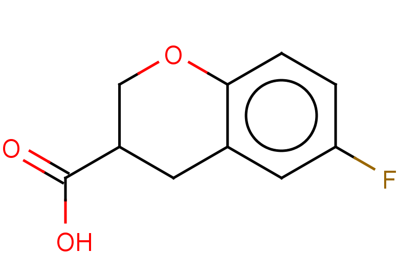 6-fluoro-3,4-dihydro-2H-1-benzopyran-3-carboxylic acid