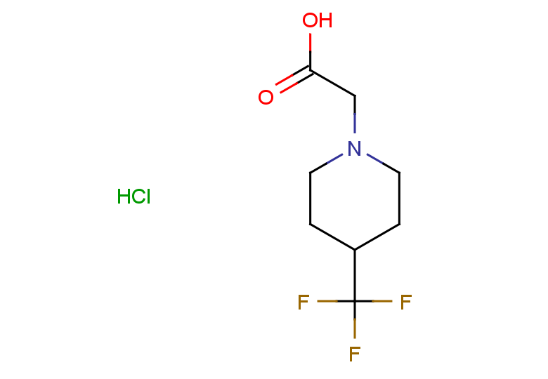 2-[4-(trifluoromethyl)piperidin-1-yl]acetic acid hydrochloride