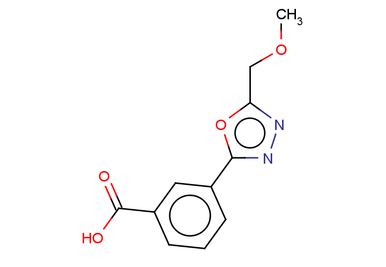 3-[5-(methoxymethyl)-1,3,4-oxadiazol-2-yl]benzoic acid