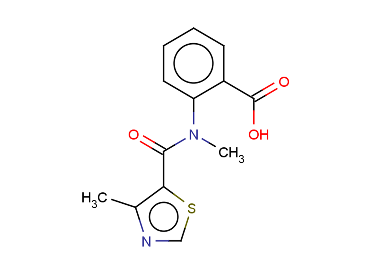 2-(N-methyl4-methyl-1,3-thiazole-5-amido)benzoic acid