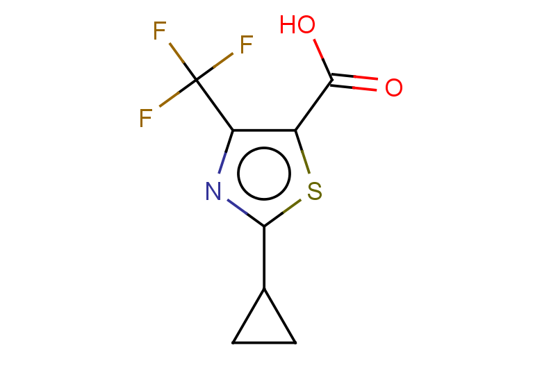 2-cyclopropyl-4-(trifluoromethyl)-1,3-thiazole-5-carboxylic acid