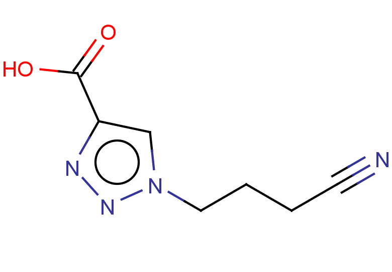 1-(3-cyanopropyl)-1H-1,2,3-triazole-4-carboxylic acid