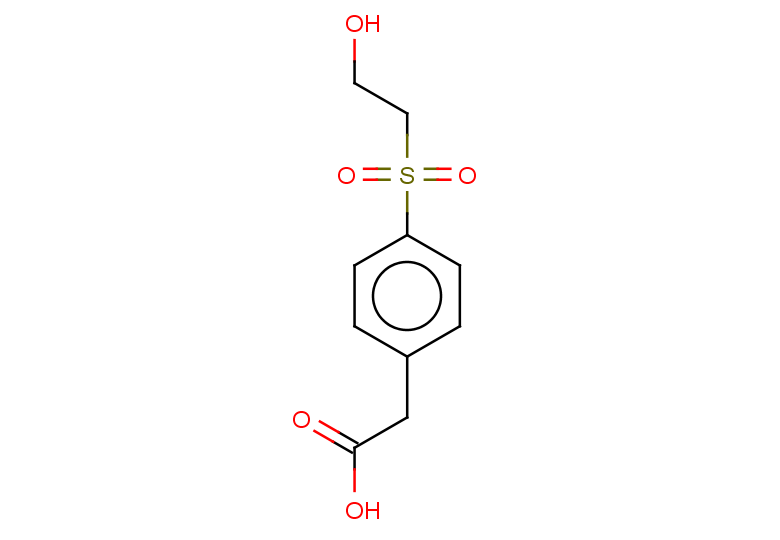 2-[4-(2-hydroxyethanesulfonyl)phenyl]acetic acid