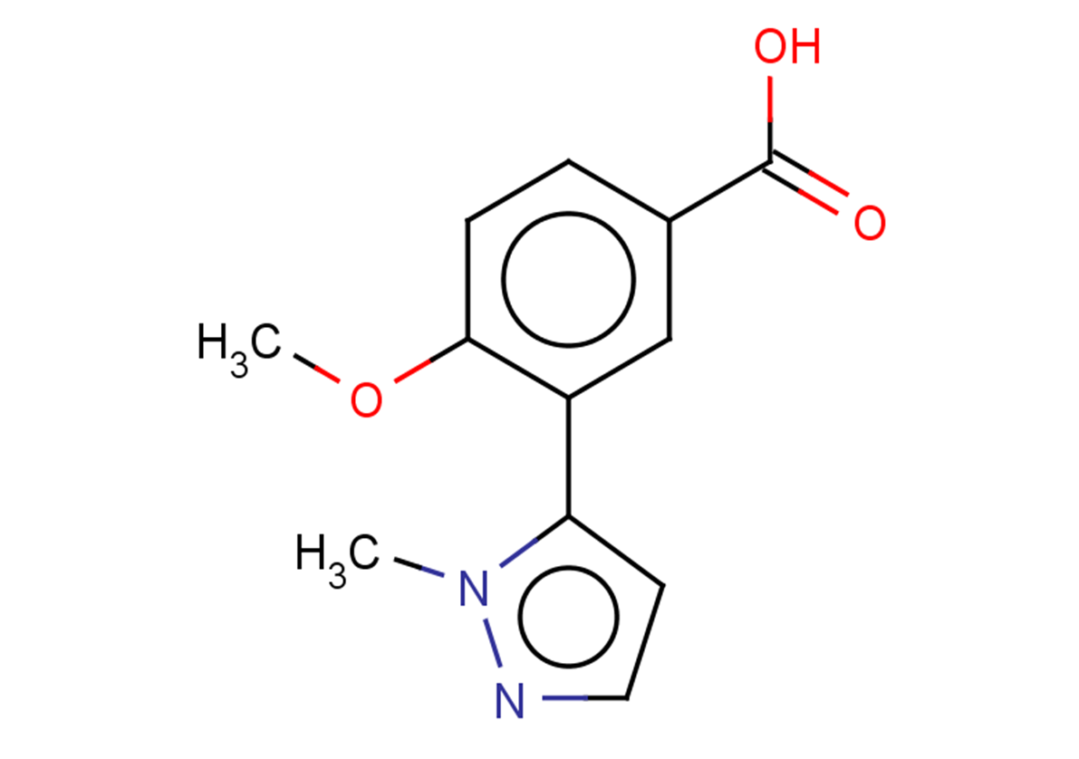4-methoxy-3-(1-methyl-1H-pyrazol-5-yl)benzoic acid