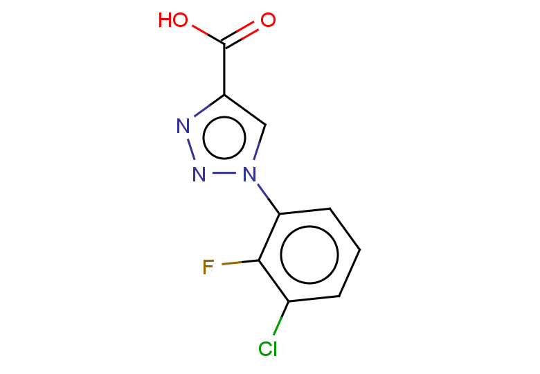 1-(3-chloro-2-fluorophenyl)-1H-1,2,3-triazole-4-carboxylic acid
