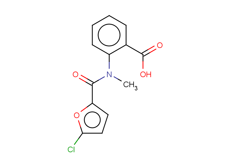 2-(N-methyl5-chlorofuran-2-amido)benzoic acid