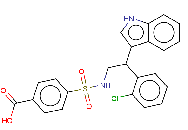 4-{[2-(2-chlorophenyl)-2-(1H-indol-3-yl)ethyl]sulfamoyl}benzoic acid
