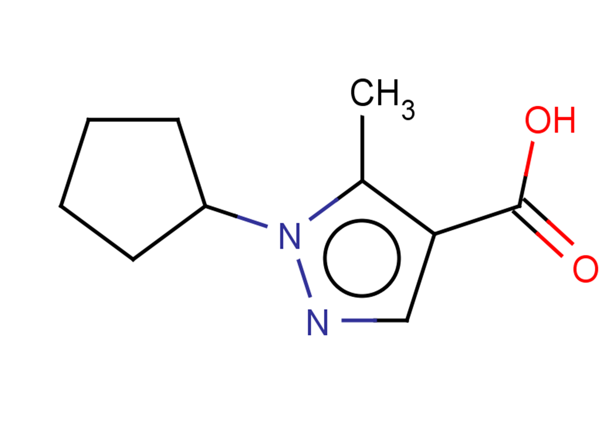 1-cyclopentyl-5-methyl-1H-pyrazole-4-carboxylic acid