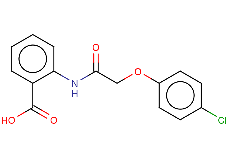 2-[2-(4-chlorophenoxy)acetamido]benzoic acid