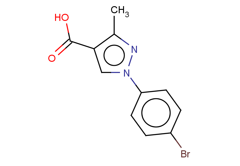 1-(4-bromophenyl)-3-methyl-1H-pyrazole-4-carboxylic acid