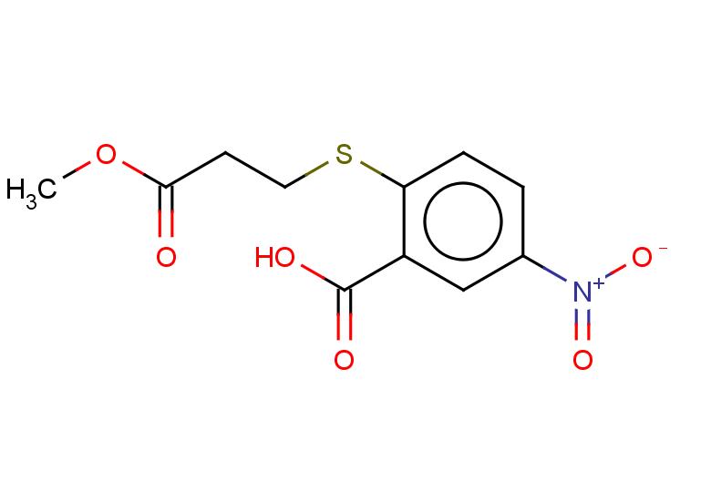 2-[(3-methoxy-3-oxopropyl)sulfanyl]-5-nitrobenzoic acid