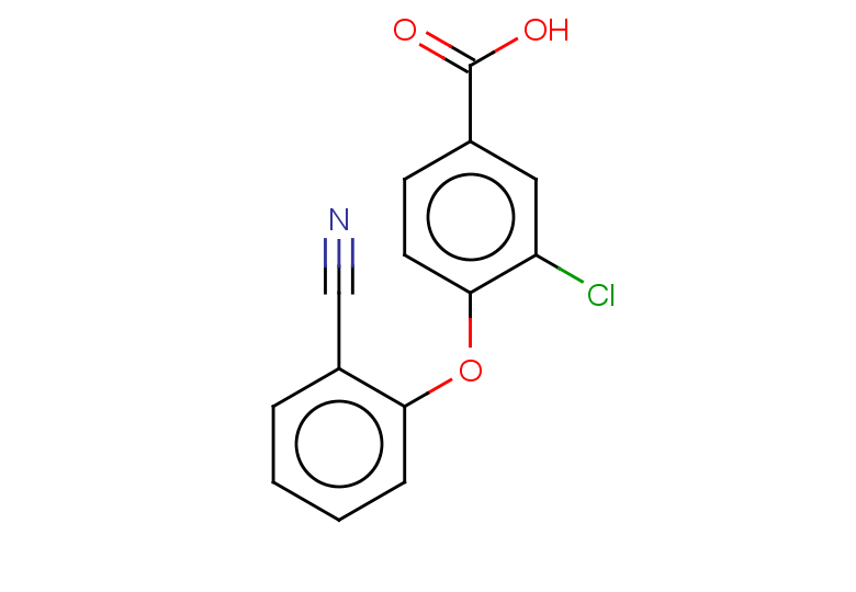 3-chloro-4-(2-cyanophenoxy)benzoic acid