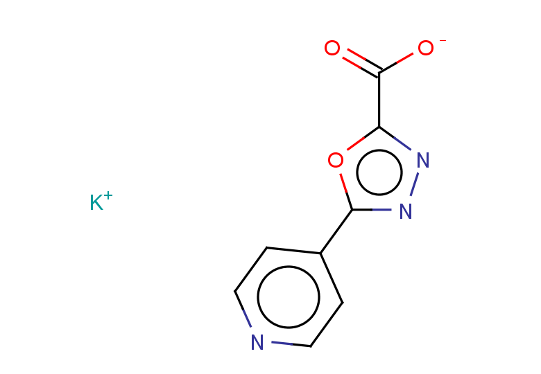 potassium 5-(pyridin-4-yl)-1,3,4-oxadiazole-2-carboxylate