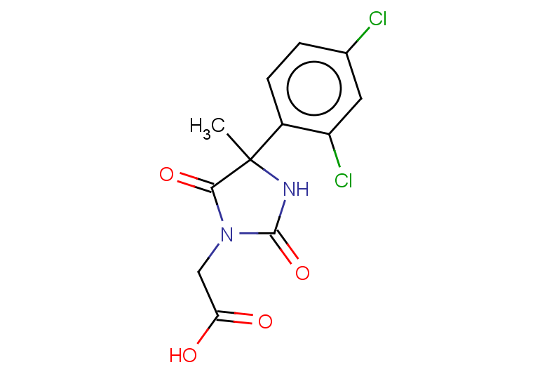 2-[4-(2,4-dichlorophenyl)-4-methyl-2,5-dioxoimidazolidin-1-yl]acetic acid
