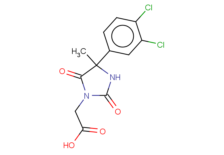 2-[4-(3,4-dichlorophenyl)-4-methyl-2,5-dioxoimidazolidin-1-yl]acetic acid