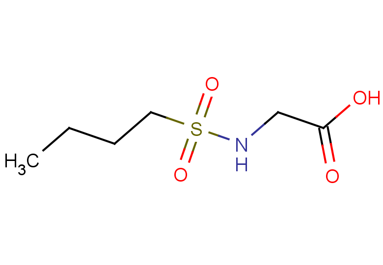 2-(butane-1-sulfonamido)acetic acid