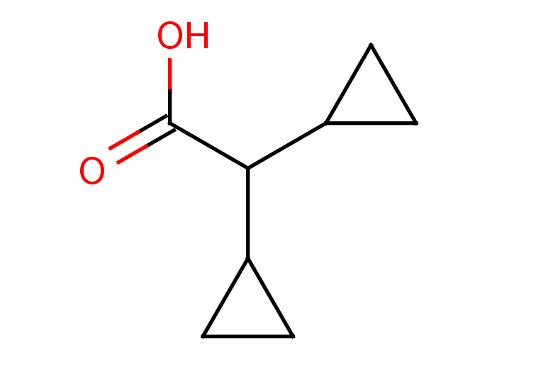 2,2-dicyclopropylacetic acid