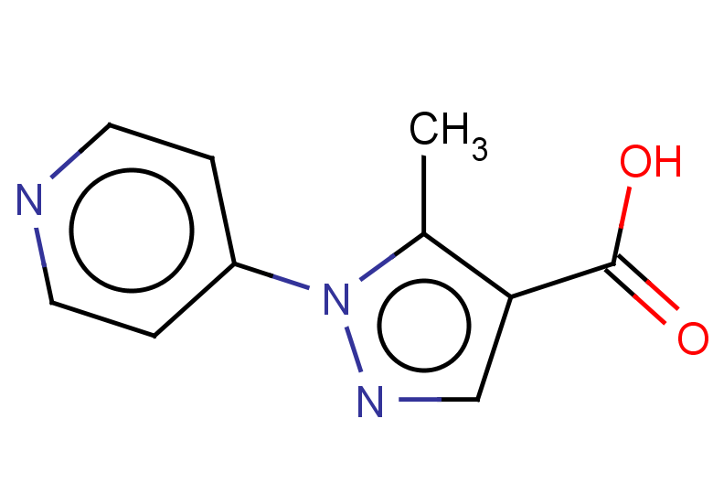 5-methyl-1-(pyridin-4-yl)-1H-pyrazole-4-carboxylic acid