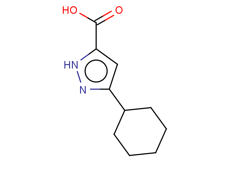 3-cyclohexyl-1H-pyrazole-5-carboxylic acid