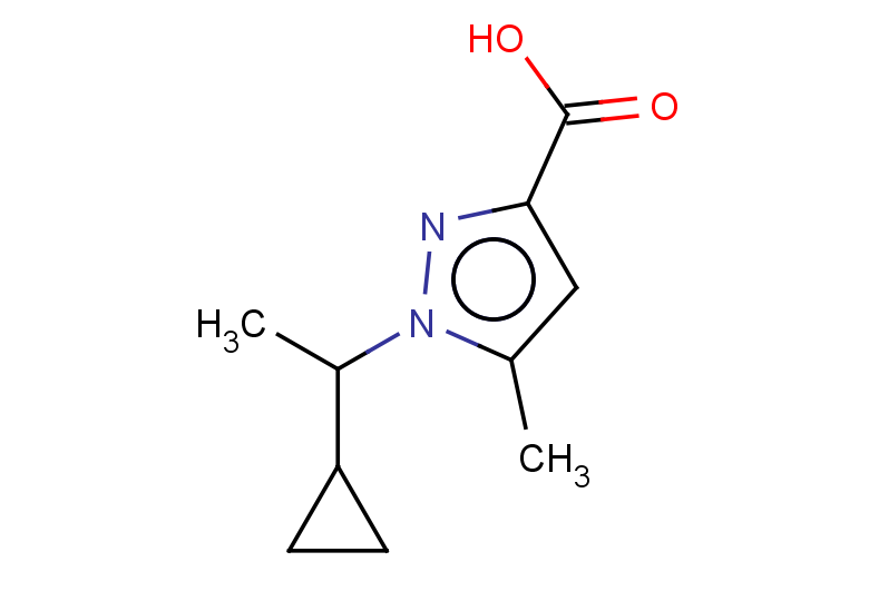 1-(1-cyclopropylethyl)-5-methyl-1H-pyrazole-3-carboxylic acid
