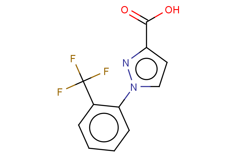 1-[2-(trifluoromethyl)phenyl]-1H-pyrazole-3-carboxylic acid