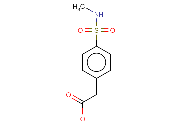 2-[4-(methylsulfamoyl)phenyl]acetic acid