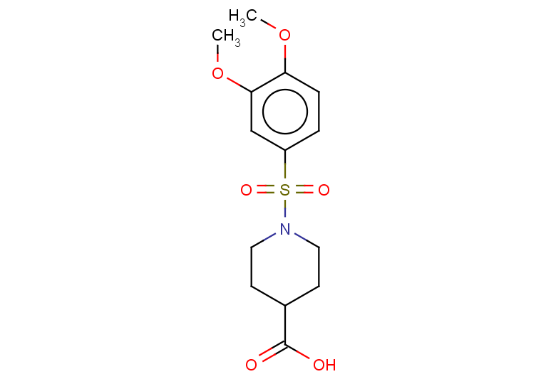 1-(3,4-dimethoxybenzenesulfonyl)piperidine-4-carboxylic acid
