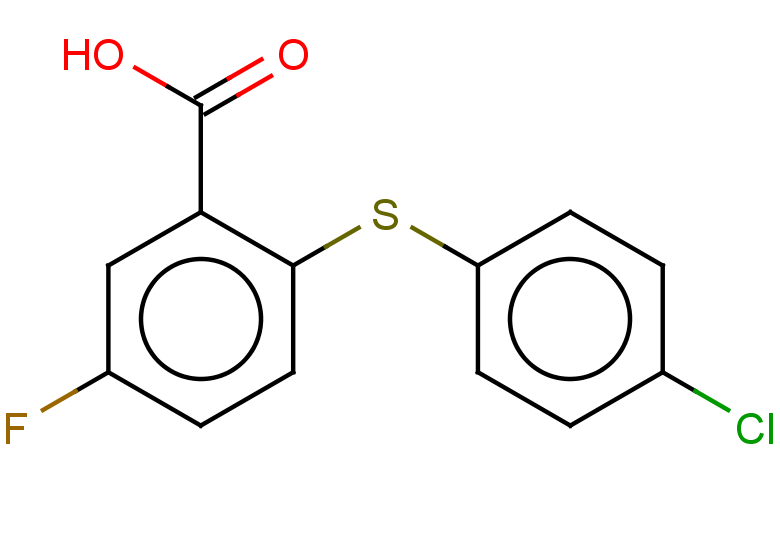 2-[(4-chlorophenyl)sulfanyl]-5-fluorobenzoic acid