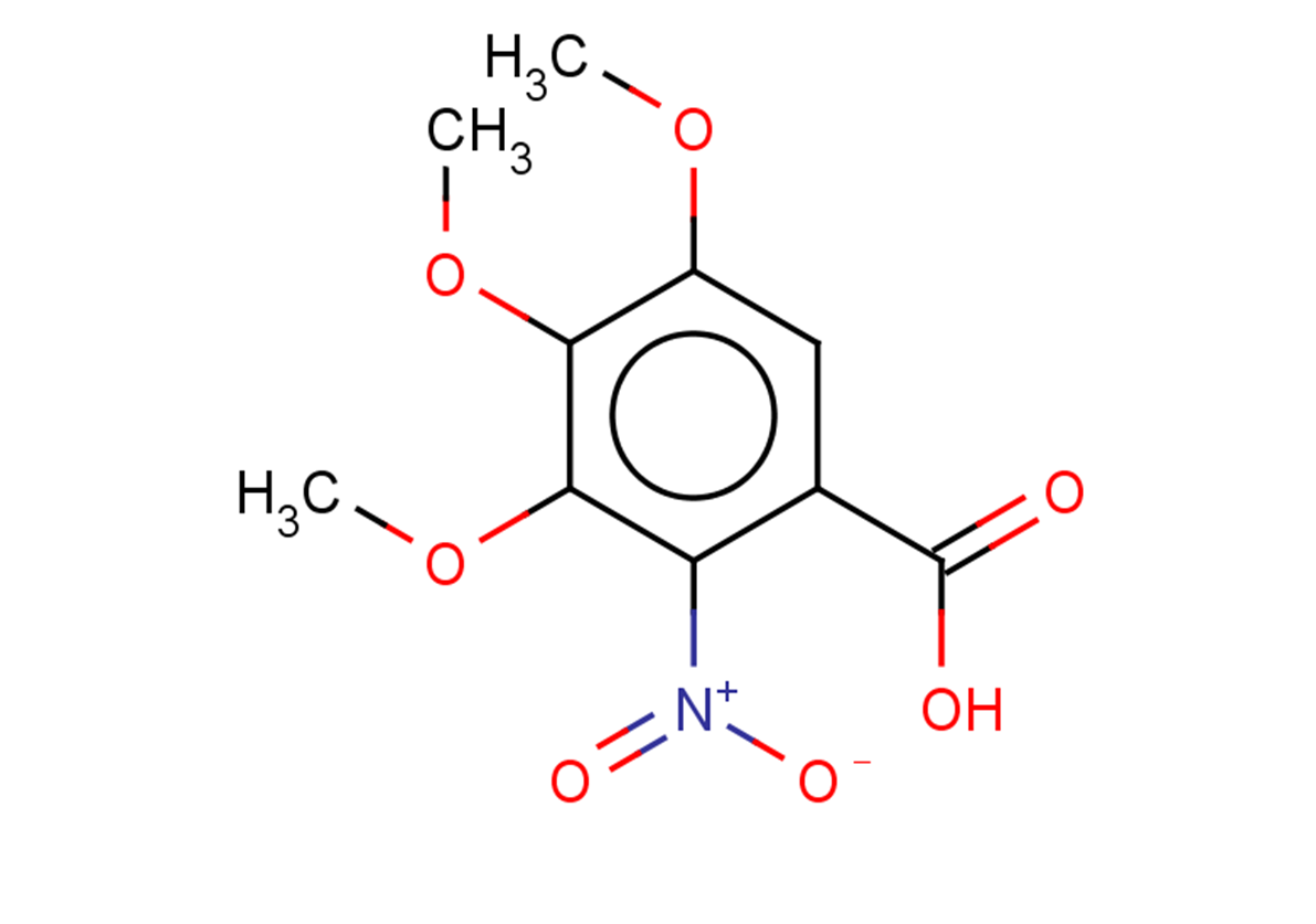 3,4,5-trimethoxy-2-nitrobenzoic acid