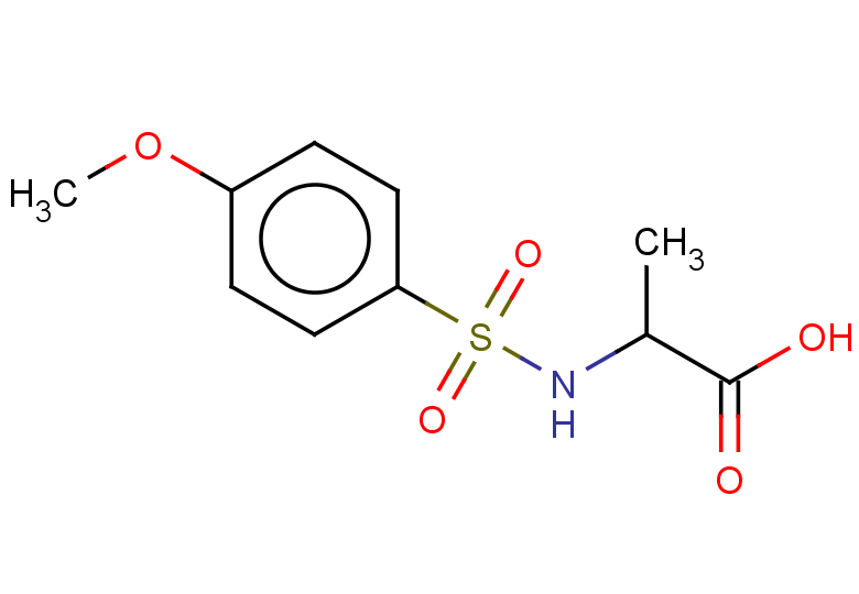 2-(4-methoxybenzenesulfonamido)propanoic acid
