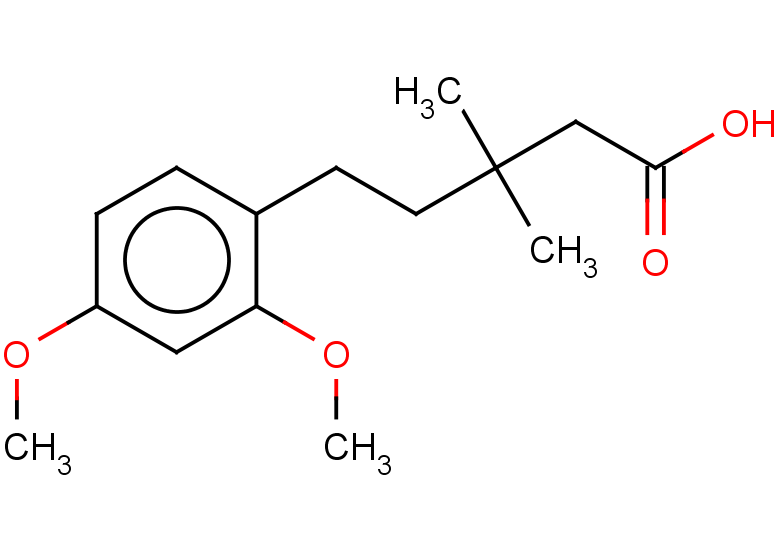 5-(2,4-dimethoxyphenyl)-3,3-dimethylpentanoic acid