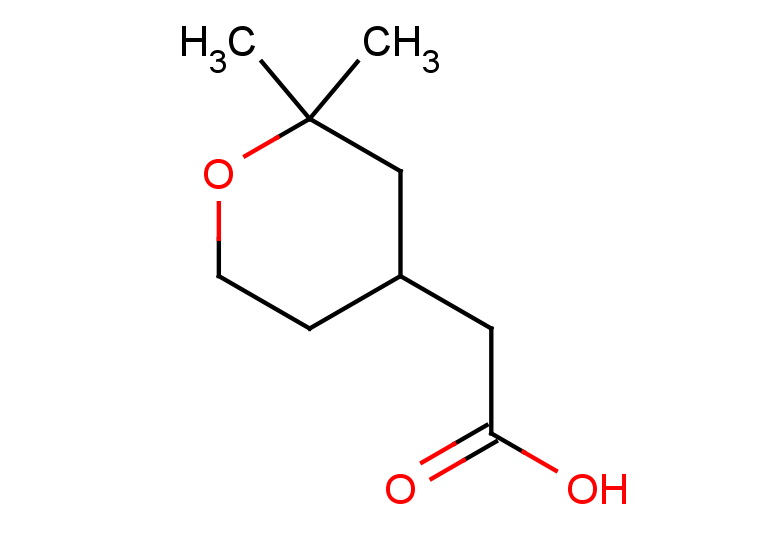 2-(2,2-dimethyloxan-4-yl)acetic acid