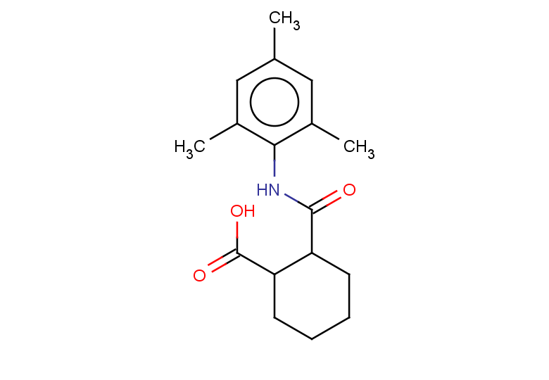 2-[(2,4,6-trimethylphenyl)carbamoyl]cyclohexane-1-carboxylic acid