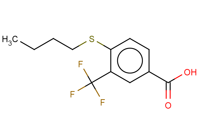 4-(butylsulfanyl)-3-(trifluoromethyl)benzoic acid